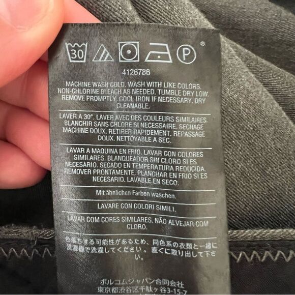 Volcom Pants Mens Size 36 Dark Gray Chino Straight Leg Flat Front Casual - Picture 12 of 16